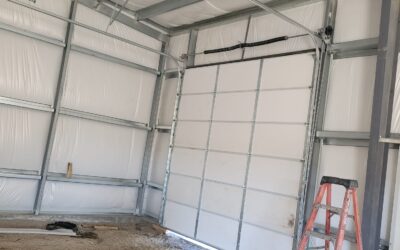 Commercial door fresh installation 