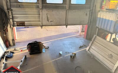 Commercial Garage Door Panel and Cable Replacement in Parker